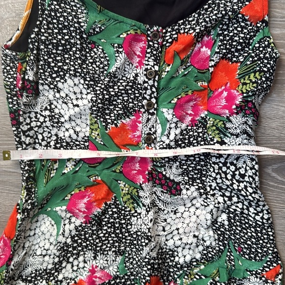 Anthropologie Maeve Violette Floral Midi Dress - Picture 13 of 14